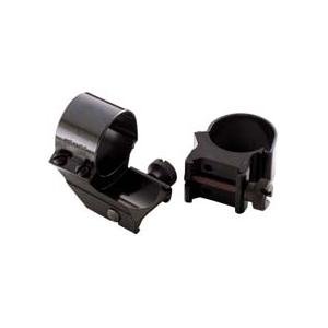 Weaver Detachable Extension 1-Inch High Top Mount Rings (Stainless Steel)