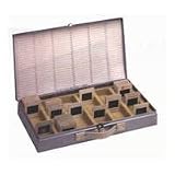 Logan Electric Slide File, Archival Metal Storage Box Holds 750 2x2 Mounted Slides in Groups of 25 in Styrene Inserts.