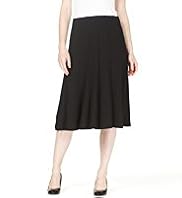 Panelled Fit & Flare Skater Skirt