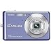 Casio Exilim Zoom EX-Z77 Blue Digital Camera Kit, with 1 GB SD Memory Card, Table Top Tripod, Camera Case