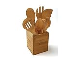 Forum Bamboo Utensil Set with Holder 7-pc.