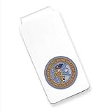 Sterling Silver Army Logo Money Clip