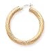 14k Polished 5mm Twisted Hoop Earrings