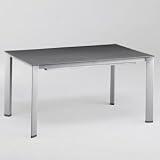 Produkt-Bild: KETTLER Basic Plus Kollektion Lofttisch ausziehbar, 140/200x95, silber-eisengrau, 3844-815
