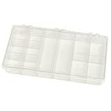 12 Compartment Box (Clear) (8 1/4