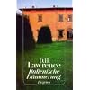 Italienische D�mmerung: Reisetageb�cher
