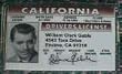 Clark Gable Fake Drivers License