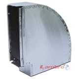UPC 039899001058 product image for Lambro 105 Aluminum Flat Fan Duct, 90°, 3-1/4