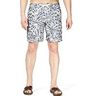 North Coast Leaf Print Swim Shorts