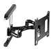 Chief Reaction Dual Swing Arm Wall Mount PNR-2536B - Mounting kit ( dual swing arm ) for flat panel - black - screen size: 37 - wall-mountable