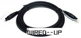 6FT /  ~  2M Optical Toslink 5.0mm Audio Cable UK - Wired--up