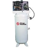 Chicago Pneumatic 5-HP 60-Gallon Two-Stage Air Compressor (208/230V 1-Phase) - RCP-561VNS