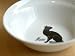黒猫サラダボウル 横向き柄