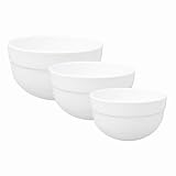 Deep Mixing Bowl Set Color: Blanc