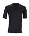 Trekmates Mens Bamboo T Shirt Base Layer Small Charcoal/Black