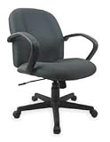 Dakota Designs 2UMU8 Midback Tilter Chair, Fabric Blk