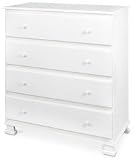 DaVinci Parker 4-Drawer Dresser in Pearl White