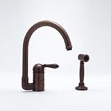 Rohl A3606LPIB, Rohl Kitchen Faucets, Single Lever Faucet - Inca Brass