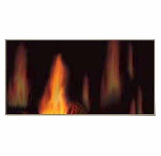 Porcelain Reflective Radiant Fireplace Panels