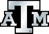 Texas A&M Aggies Silver Auto Emblem