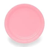 Outdoor Living : Paper Plate 9" 20/Pk - Baby Pink