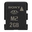Sony MSA2GU2 2GB M2 Memory Stick Micro (Black)