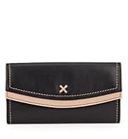Leather Colour Block Purse