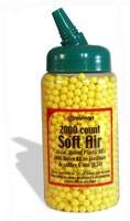 Crosman Softair-2,000 ct. 6mm Bb's-Neon Green