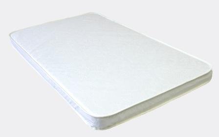 L A Baby Compact Porta Crib Pad Laminate Cover, White