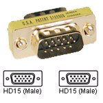 TRIPP LITE ACCESSORIES COMPACT VGA GENDER CHANGER HDDB15(M) TO HDDB15(M) GOLD (Retail)