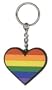 Rainbow Heart - Rubber Keychain