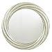 Large Round Silver Swirl Mirror - 110cm