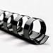 Office Products : CombBind Plastic Binding Combs, 2" Diameter, Black, 10 Combs/Box