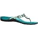Vionic Karina Womens Toe-post Supportive Sandal Teal Snake - 9 Medium