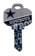 Dallas Cowboys Schlage SC1 House Key