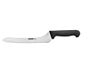 Victorinox Cutlery 9-Inch Wavy Edge Bread Knife, Black Polypropylene Handle