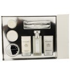 BVLGARI WHITE by Bvlgari SET-EAU DE COLOGNE SPRAY 2.5 OZ & EAU DE COLOGNE SPRAY .8 OZ & BODY LOTION 2.5 OZ & SHOWER GEL 2.5 OZ & 2X12 REFRESHING TOWELS & SOAP 1.76 OZ & CANDLE