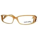 Roberto Cavalli RC345 K93 Eyeglasses Optics Prescription Eyewear Vision reading Designer Fashion Women Female Beige Generico Frame