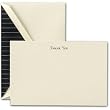 Pinstripe Thank You Correspondence Cards