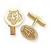 bengal26  - 14K Cincinnati Bengals Disc Logo Cuff Links