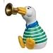 Webkinz Mini PVC Figure Trumpet Playing Googles