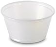 Dixie 2 oz. Portion Cups (Souffle Cups/Jello Shot Cups), Case of 1200
