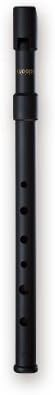 Woodi USA Irish Whistle SI-922 Matte Black Key of D Tin Whistle Penny Whistle ABS