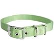 Hamilton Deluxe 1" D/T Nylon Dog Collar, Lime Green, 26"