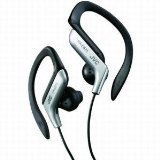 Jvc haeb75s sports clip headphone (silver)