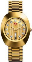 Rado Quartz, Gold Stainless Steel Band Gold Dial - Men's Watch R12413494