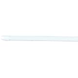 Lot de 2 tringles extensibles ovales (L140 cm) Blanc