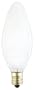 Westinghouse 4022 25-Watt B 9-1/2 Decorative Ceiling Fan Bulb, Candelabra Base, Frosted, 2-Pack