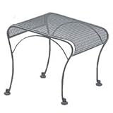 Brentwood Ottoman - Wrought Iron Patio Furniture