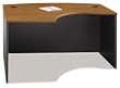 Right L-Bow Desk In Medium Cherry Finish By Bush Furniture